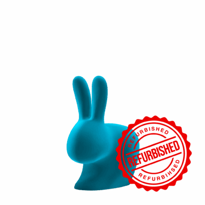 [리퍼브] Rabbit Chair Baby Velvet Light Blue (Refurbished)