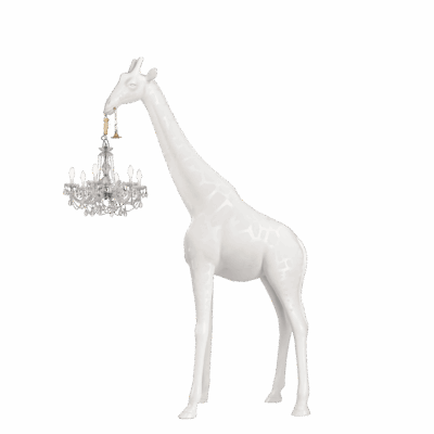 Giraffe In Love M Outdoor White