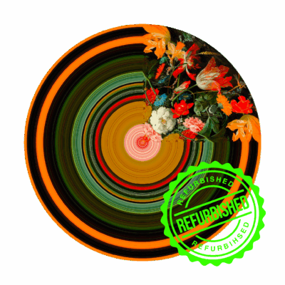 [리퍼브] Glitch Round Carpet Quarter Yellow (Refurbished)