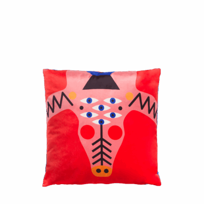Oggian Crocopink Cushion