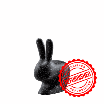 [리퍼브] Rabbit Chair Baby Dots Black (Refurbished)